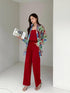 Summer Floral Shirts With Tang Tops and Trousers sets
